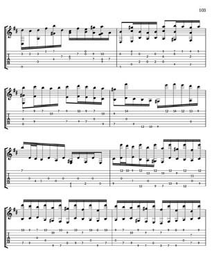 Bach Well Tempered Clavier for 7 string guitar Vol 3