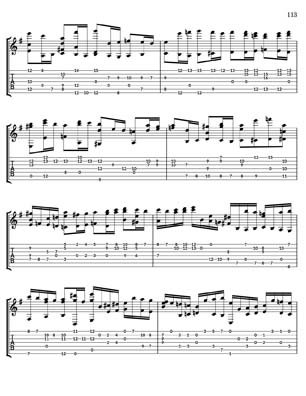 Bach Well Tempered Clavier for 7 string guitar Vol 3