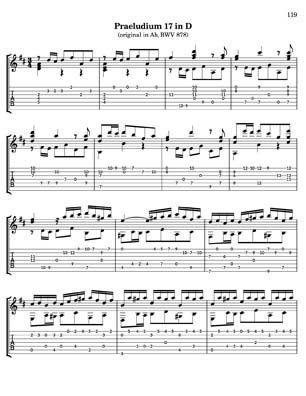 Bach Well Tempered Clavier for 7 string guitar Vol 3