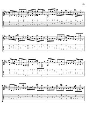 Bach Well Tempered Clavier for 7 string guitar Vol 3
