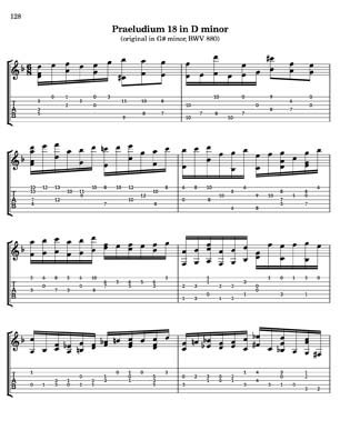 Bach Well Tempered Clavier for 7 string guitar Vol 3