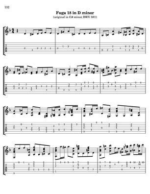 Bach Well Tempered Clavier for 7 string guitar Vol 3