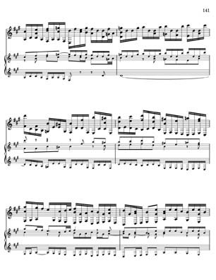 Bach Well Tempered Clavier for 7 string guitar Vol 3