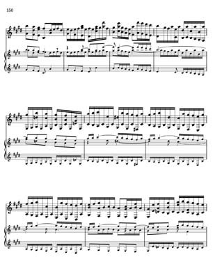 Bach Well Tempered Clavier for 7 string guitar Vol 3