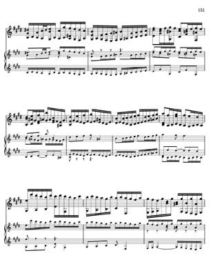 Bach Well Tempered Clavier for 7 string guitar Vol 3