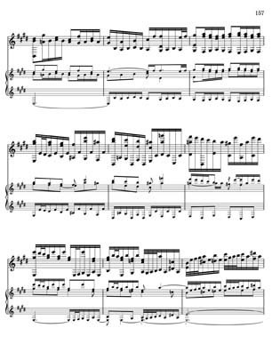 Bach Well Tempered Clavier for 7 string guitar Vol 3