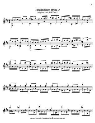 Bach Well Tempered Clavier for 7 string guitar Vol 4