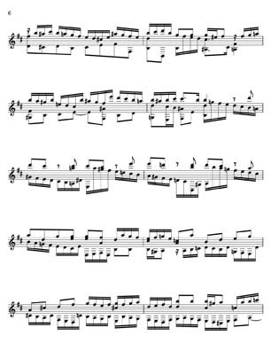 Bach Well Tempered Clavier for 7 string guitar Vol 4
