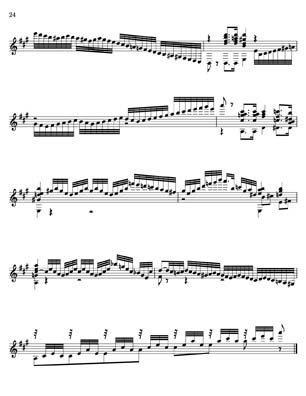 Bach Well Tempered Clavier for 7 string guitar Vol 4