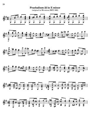 Bach Well Tempered Clavier for 7 string guitar Vol 4
