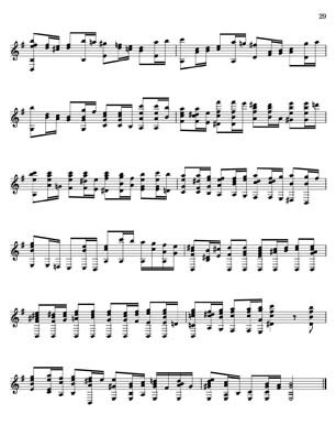 Bach Well Tempered Clavier for 7 string guitar Vol 4