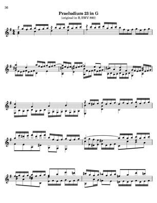 Bach Well Tempered Clavier for 7 string guitar Vol 4