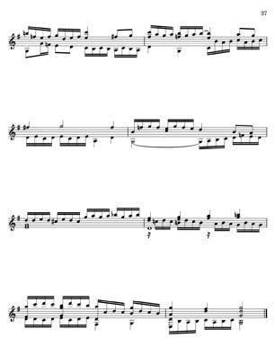 Bach Well Tempered Clavier for 7 string guitar Vol 4