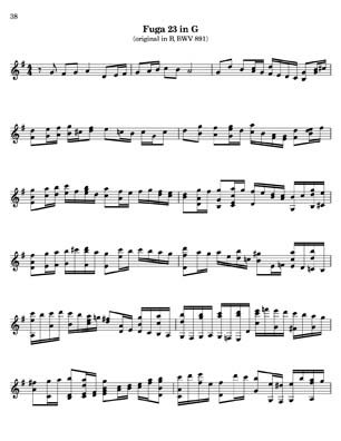 Bach Well Tempered Clavier for 7 string guitar Vol 4
