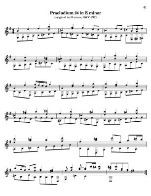 Bach Well Tempered Clavier for 7 string guitar Vol 4