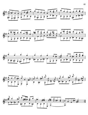 Bach Well Tempered Clavier for 7 string guitar Vol 4