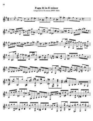 Bach Well Tempered Clavier for 7 string guitar Vol 4