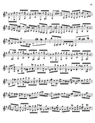 Bach Well Tempered Clavier for 7 string guitar Vol 4