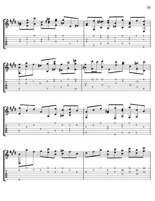 Bach Well Tempered Clavier for 7 string guitar Vol 4