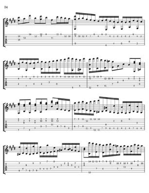 Bach Well Tempered Clavier for 7 string guitar Vol 4
