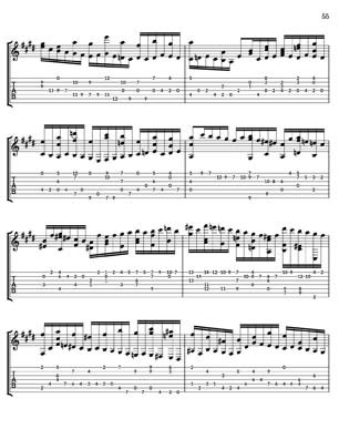 Bach Well Tempered Clavier for 7 string guitar Vol 4
