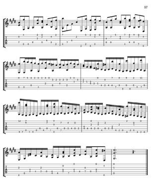 Bach Well Tempered Clavier for 7 string guitar Vol 4
