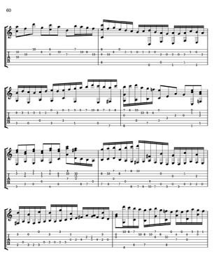 Bach Well Tempered Clavier for 7 string guitar Vol 4