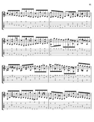 Bach Well Tempered Clavier for 7 string guitar Vol 4
