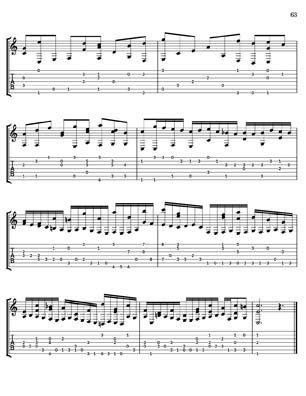 Bach Well Tempered Clavier for 7 string guitar Vol 4