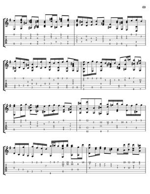 Bach Well Tempered Clavier for 7 string guitar Vol 4