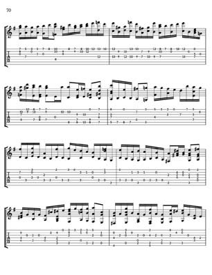 Bach Well Tempered Clavier for 7 string guitar Vol 4