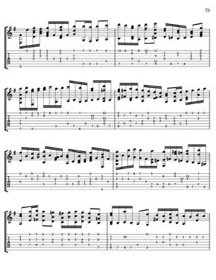 Bach Well Tempered Clavier for 7 string guitar Vol 4