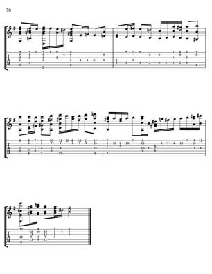 Bach Well Tempered Clavier for 7 string guitar Vol 4