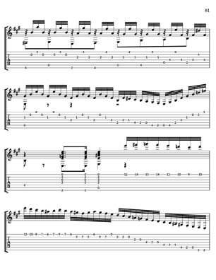 Bach Well Tempered Clavier for 7 string guitar Vol 4