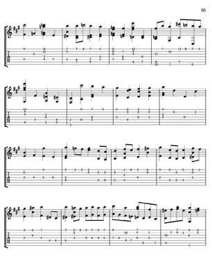 Bach Well Tempered Clavier for 7 string guitar Vol 4