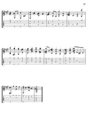 Bach Well Tempered Clavier for 7 string guitar Vol 4
