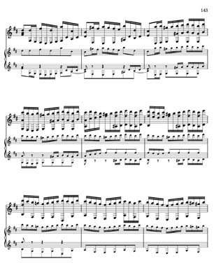 Bach Well Tempered Clavier for 7 string guitar Vol 4