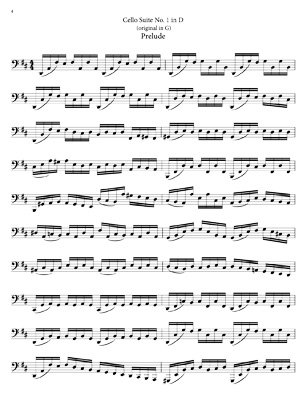 Bach Cello Suites for 8 string Guitar