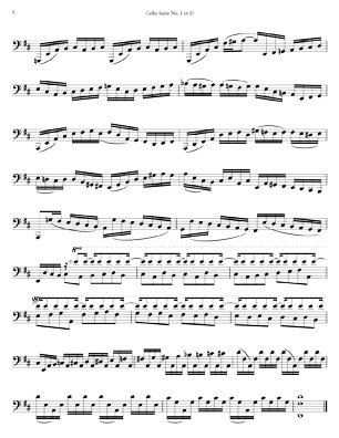 Bach Cello Suites for 8 string Guitar