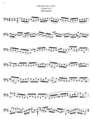 Bach Cello Suites for 8 string Guitar