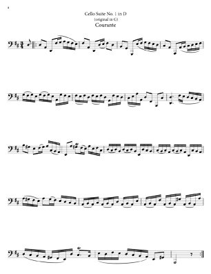 Bach Cello Suites for 8 string Guitar