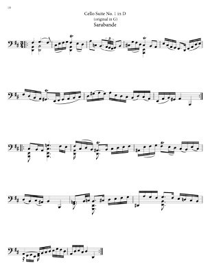 Bach Cello Suites for 8 string Guitar