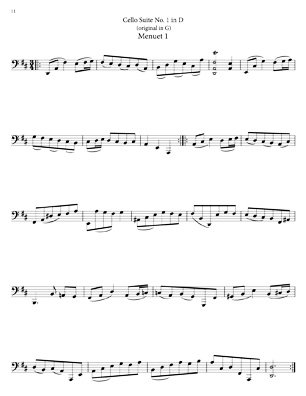 Bach Cello Suites for 8 string Guitar