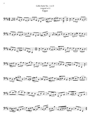 Bach Cello Suites for 8 string Guitar