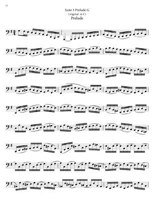 Bach Cello Suites for 8 string Guitar