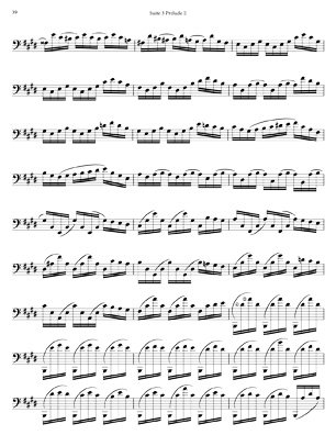 Bach Cello Suites for 8 string Guitar