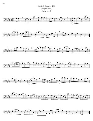 Bach Cello Suites for 8 string Guitar