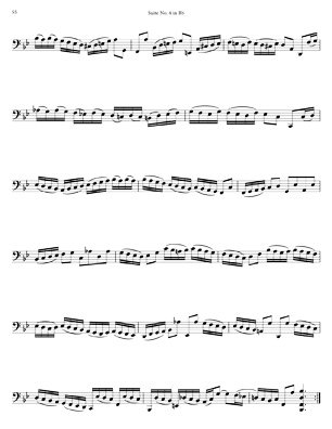 Bach Cello Suites for 8 string Guitar