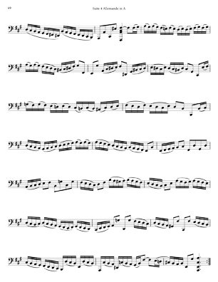 Bach Cello Suites for 8 string Guitar