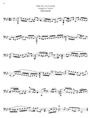 Bach Cello Suites for 8 string Guitar